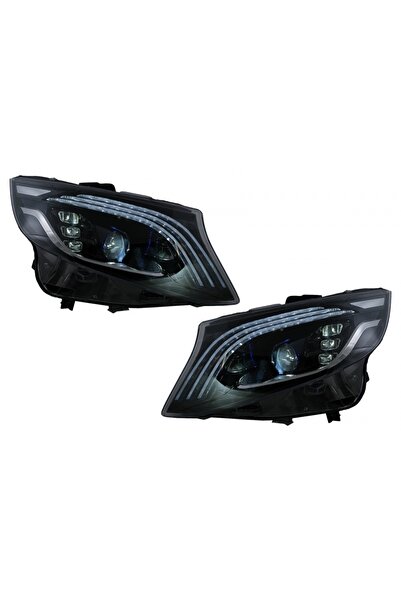 tuningset Faruri Full LED compatibile cu Mercedes Clasa V W447 2016-2020