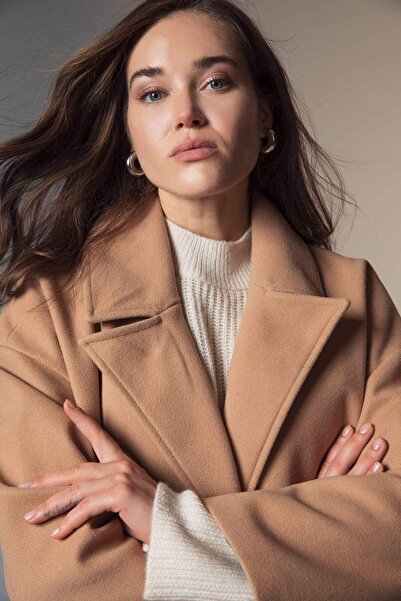 DeFacto Oversize Fit Kaşe Παλτό