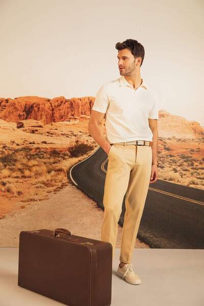 DeFacto Μπλουζάκι με κανονική εφαρμογή Polo γιακά Basic κοντομάνικο βαμβακερό...