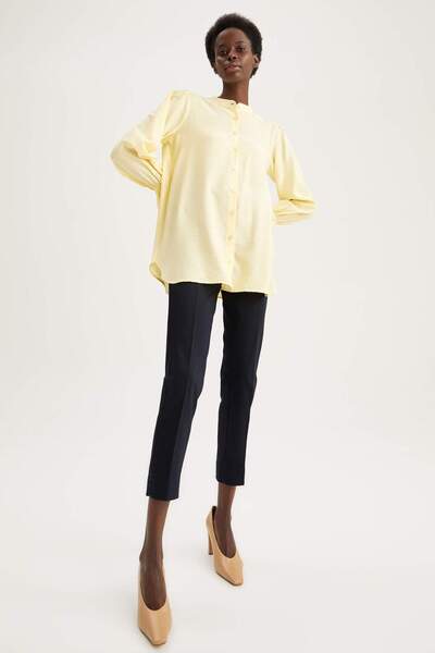 DeFacto Атласні штани прямого крою Valentina Cigarette J8743AZ22SM