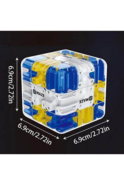 Choice لعبة متاهة ثلاثية الأبعاد تفاعلية للأطفال، مكعب دوار، لعبة تعليمية STE...