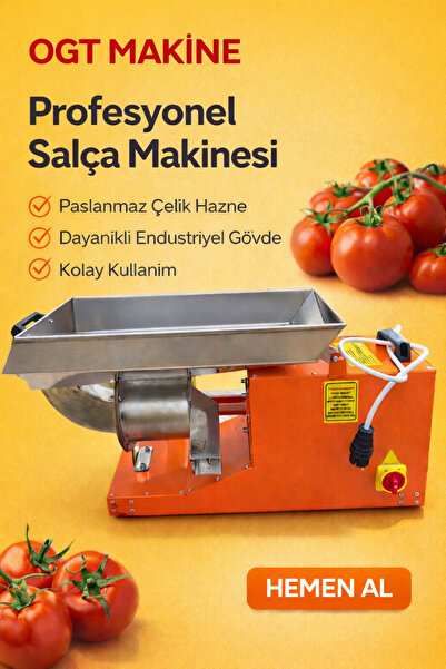 ogt makine Salça Çekme (Sıkma) Makinesi