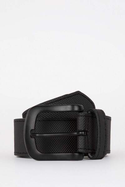 DeFacto مشبك بيضاوي للرجال جلد صناعي جين حزام i S4211AZ21SP