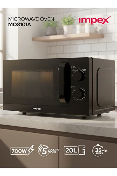 IMPEX Microwave Oven- 20l Capacity With5 Microwave Power Levels, 1100w Power ...