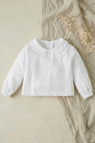 ipek atlas Cămașă de muselină cu mânecă lungă pentru fetiță și copil