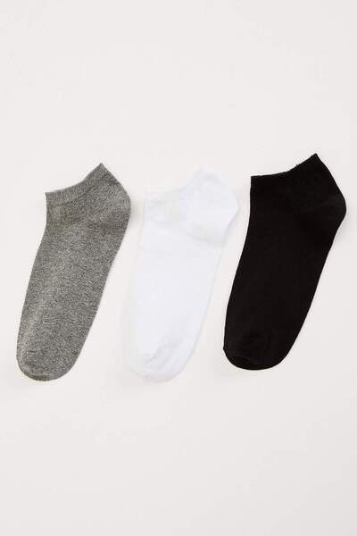 DeFacto Men's 3-Piece Booties Socks N2340Az20Sp