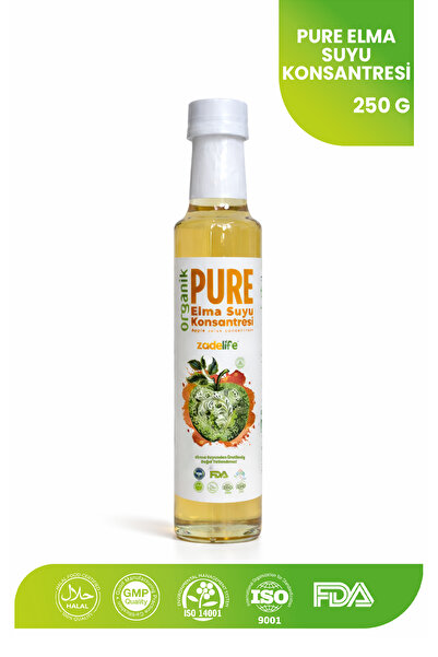 zadelife Organik Elma Suyu Konsantresi Fda Onaylı 250 ml
