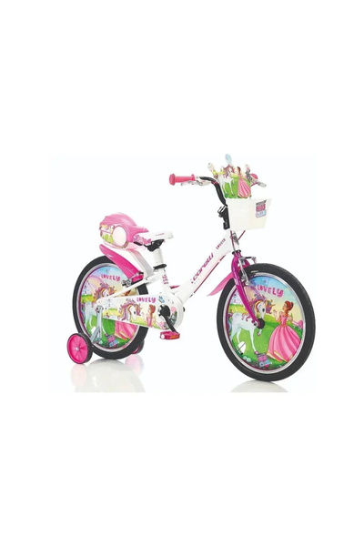 Corelli Lovely 16 Jant Çocuk Bisikleti Alüminyum Kadro Beyaz Pembe