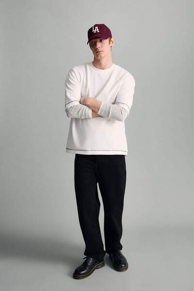 DeFacto Φαρδύ τζιν παντελόνι με φαρδιά μπατζάκια F2985AX25AU