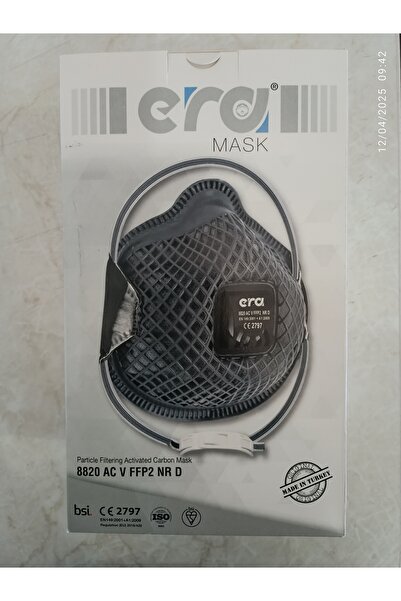 ERA FLEX 8820 AC V FFP2 NR AKTİF KARBONLU SOLUNUM MASKESİ 10 ADET