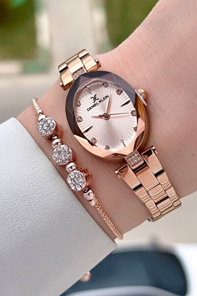Daniel Klein Rose Renk Kadın Kol Saati Ve Bileklik