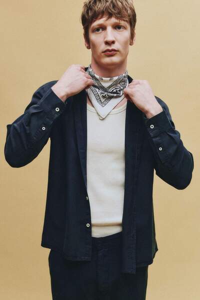 DeFacto Premium Tensel Gömlek H0767AX26SP