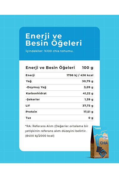 NUSTİL Chia Tohumu 350g