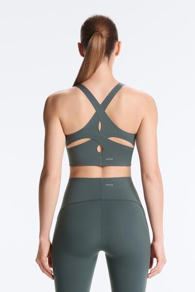 Oysho Light Touch crossover back tank top