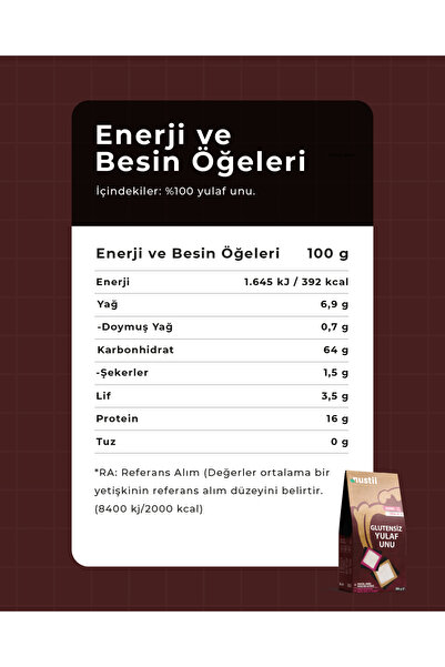 NUSTİL Glutensiz Yulaf Unu 300g
