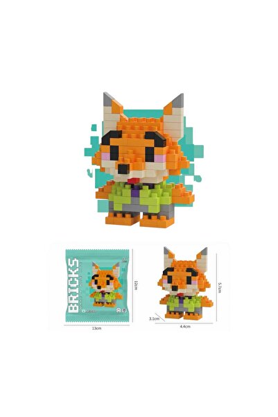 Bricks Nick Zootopia 3D Yapboz.