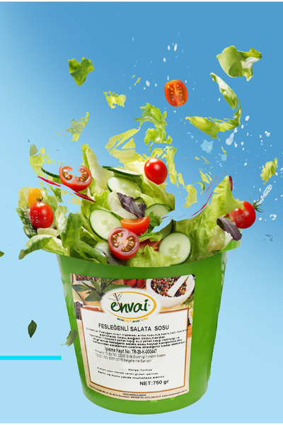 Envai Fesleğenli Salata Sosu 750 Gr