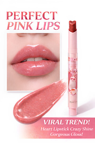 Kozmetik MAGİC CASE Simli Şeftali Jelly Lipstick - 01