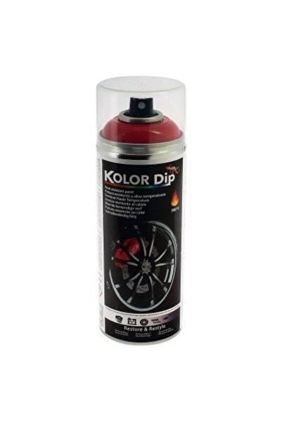 KOLOR DIP Vopsea spray pentru etriere rezistente la temperaturi ridicate Red ...