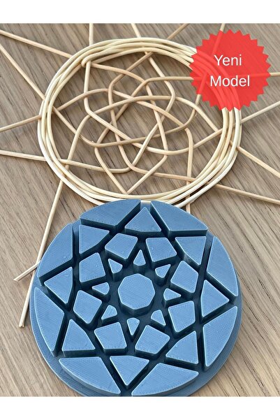 Mady Aksesuar Rattan Örme Kalıbı, Şablon, Pattern, Template Model No -31