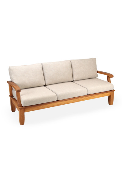 babilconcept İroko Royal Balkon Bahçe Üçlü Koltuk