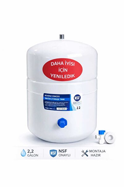 Filter Store Su Arıtma Deposu 8 LT NSF Onaylı Çelik 2.2 Galon