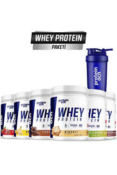 Proteinocean Whey Protein™ Paketi - 6lı Paket - 400g x 6 Adet