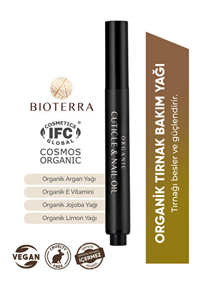 Bioterra Organik Tırnak Ve Tırnak Eti Bakım Yağı 2,8 ml | Doğal Tırnak Güçlen...