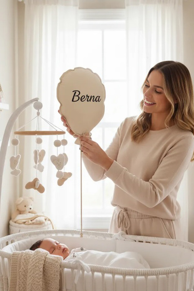 Miomundo Bebek & Çocuk Odası İsimli Balon | Dekoratif İsimli Balon Yastık