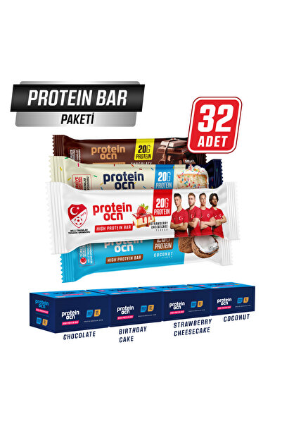 Proteinocean Protein Bar Paketi - 50g x 32 Adet