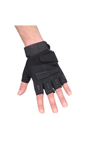 Blackhawk Half Finger Black Tactical Gloves Black m