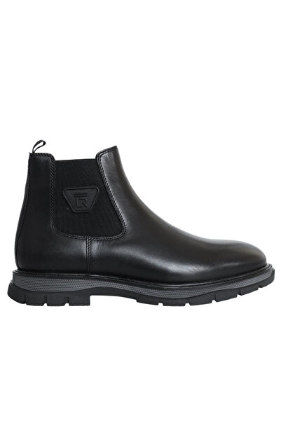 Platin Men's Daily Black Leather Boots