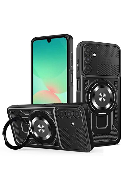 SKYDDAR INNOVATION Husă pentru Samsung Galaxy A26 5G, RuggedCam, inel magneti...