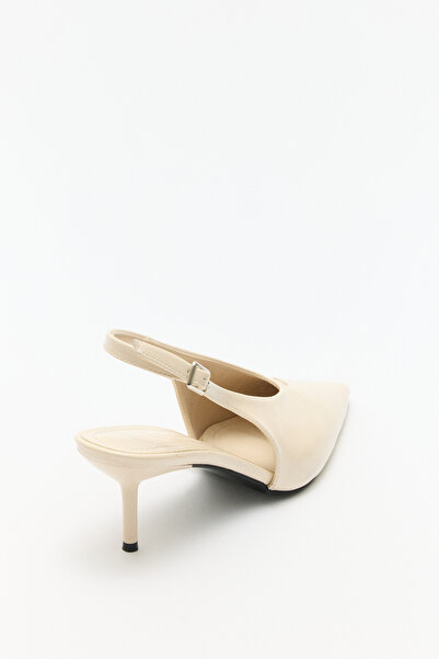 LUTVELIZADE Pantofi cu toc pentru femei, cu vârf ascuțit, decoltat, 2505