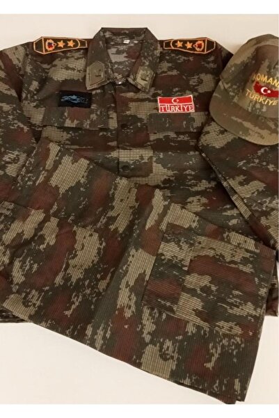 Askerimalzemelerim Ținută militară pentru copii Camuflaj 2-4 ani