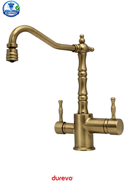 DUREVO SU ARITMALI Rustik Vitange Mutfak Bataryası Zen Design- Oynar Başlıklı...