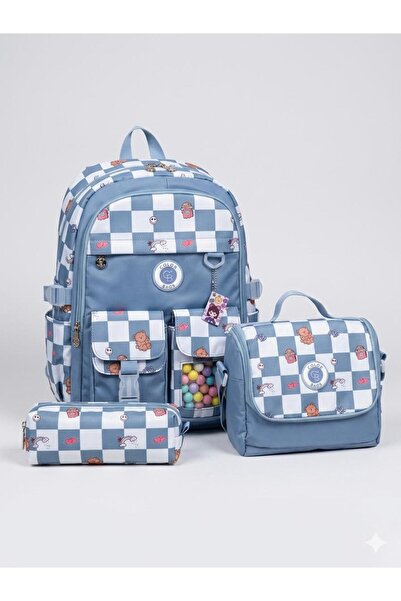 Adalinhome Κορεάτικο μοντέλο χαριτωμένο αρκουδάκι με λεπτομέρειες, σετ σχολικ...