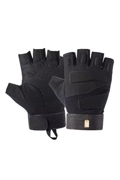 SINGLE SWORD قفازات قصيرة للدراجات النارية/الدراجات الهوائية باللون الأسود، م...