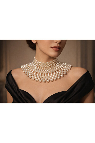 MODA İNCİ DAMLA DETAYLI KOLYE