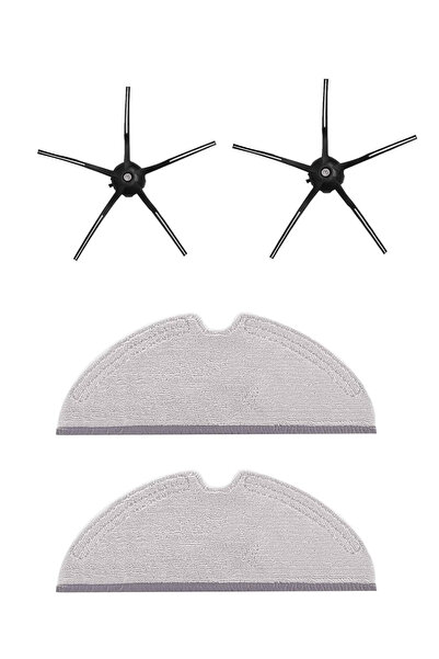 Roborge Set de 4 piese de schimb compatibile cu aspiratorul robot Roborock Q7...