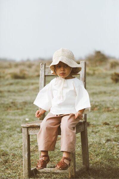 Lalia Holly Kız Çocuk Pamuk Keten Gömlek