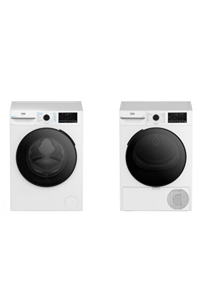 Beko CMX 10120 10KG Çamaşır Makinesi + KMX 1001 10KG Kurutma Makinesi 2'li Set