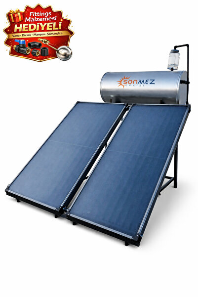 Sönmez Solar Çift Panelli Güneş Enerjisi Su Isıtma Sistemi (KAPALI DEVRE BASI...