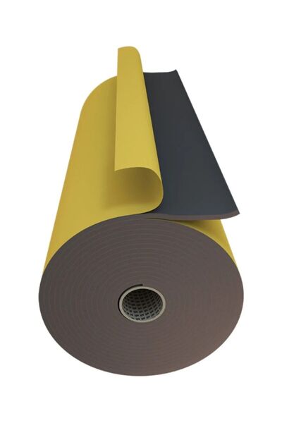 SLCMARKETİM Araç Oto Ses Isı Yalıtım 40cmx5metre 6mm Yapışkanlı Kauçuk Izolas...