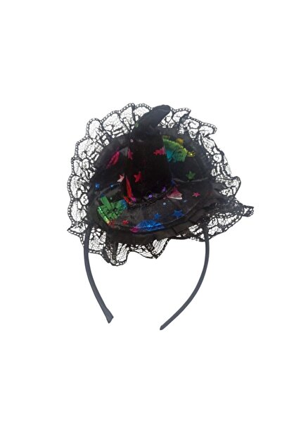 partidolu Halloween Μαύρο Χρώμα Ολόγραμμα Τρομακτικά Καπέλο μάγισσας σε σχήμα...