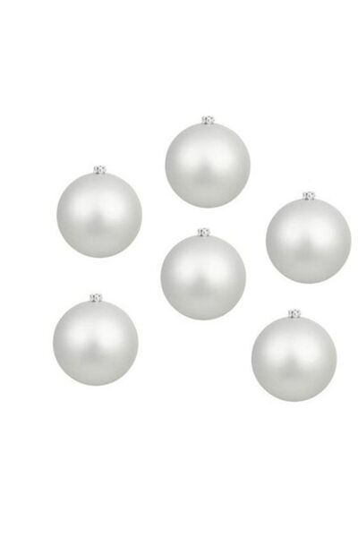 Pandoli Punga de petrecere Ambalare Culoare Argintie 6 Bucuri Cici Ball 6 cm