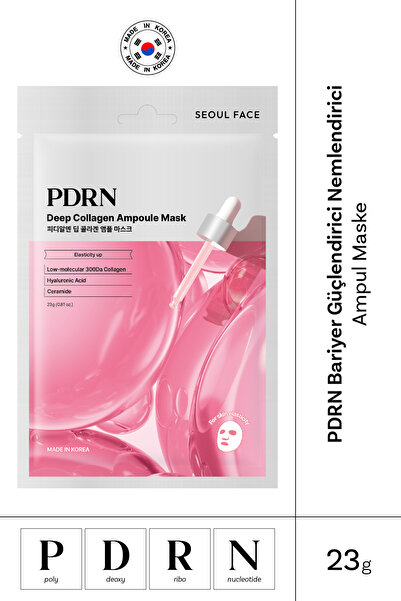 Dermal Seoulface Somon DNA PDRN Bariyer Güçlendirici Nemlendirici Ampul Maske...