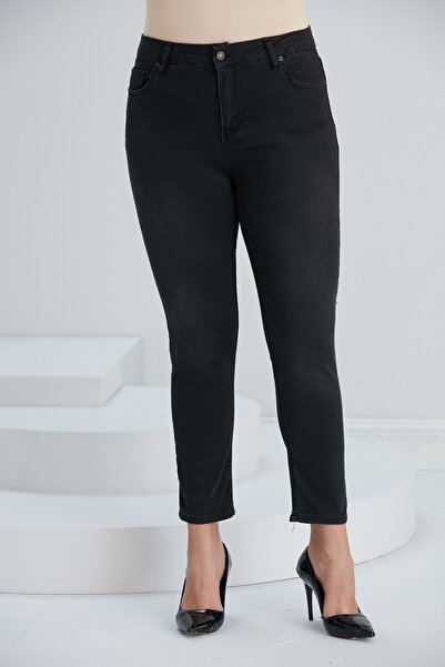 RMG Large Size Women's Smoked Jeans - 1465