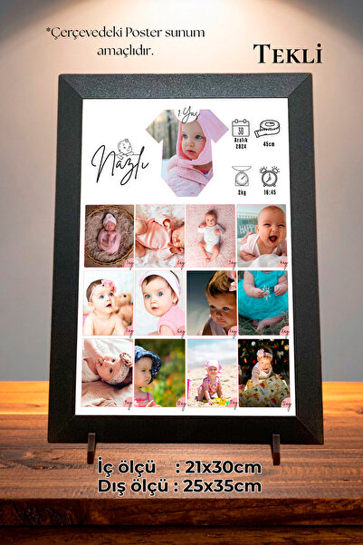 nevty a new world A4 Premium MDF Çerçeve | Lazer Kesim | PVC Pleksi | Siyah B...