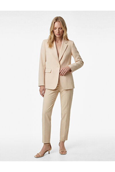 Koton Pantaloni din material textil cu croială normală cu detaliu la buzunar ...